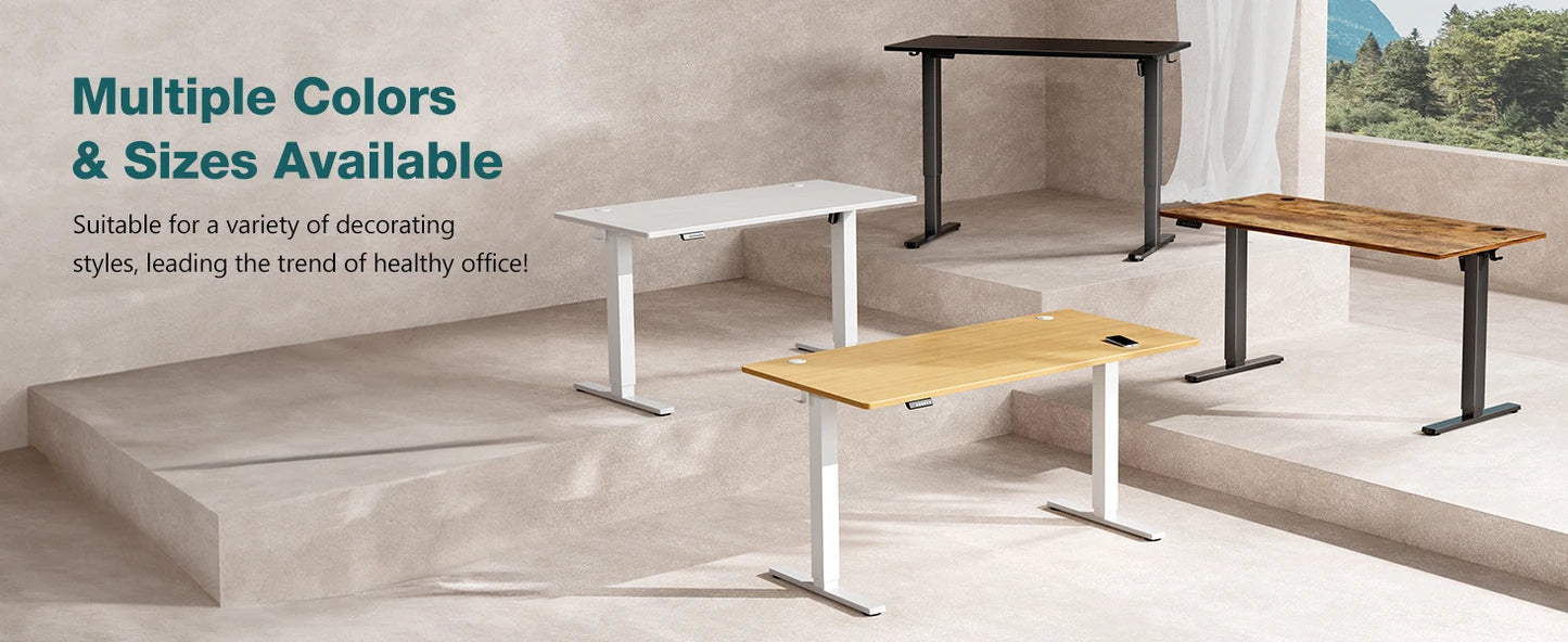 Ljustra Electric Height Adjustable Standing Desk Ergonomic Workstation