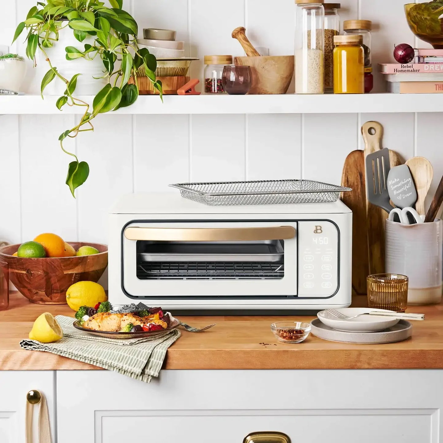 Infrared Air Fry Toaster Oven 9-Slice 1800W by Drew Barrymore