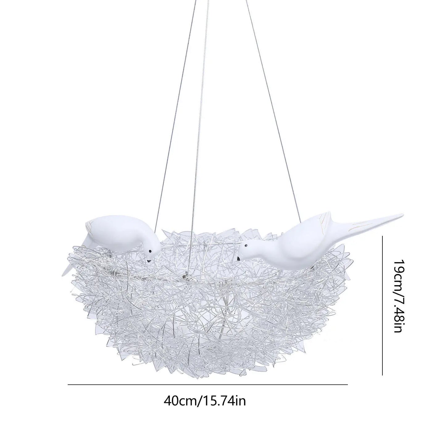 Modern LED Ceiling Light Pendant Lamp Bird's Nest Chandelier