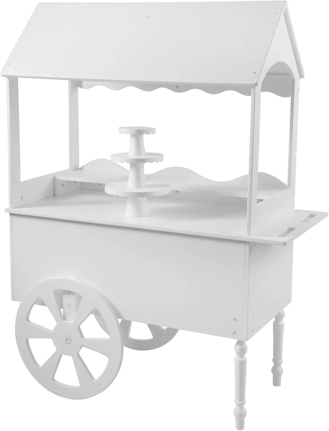 Candy Cart Display Stand Dessert Cart for Weddings Parties Events