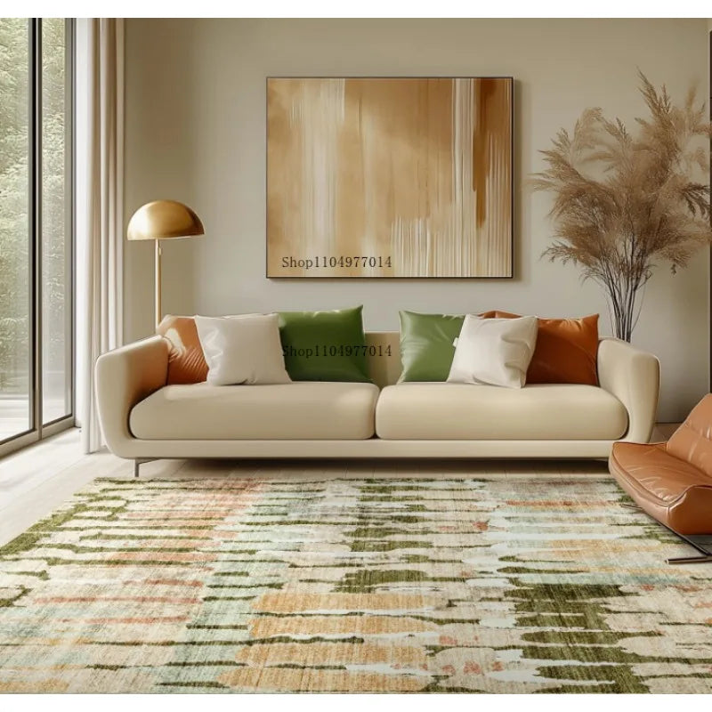 Soft Abstract Non-Slip Living Room Rug for Bedroom Dining Room