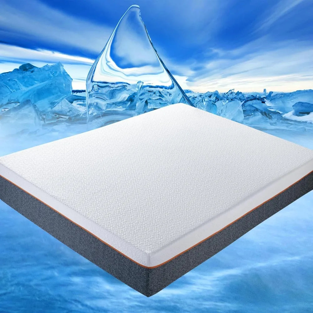 Ljustra 10 Inch Full Memory Foam Mattress Medium Firm Cooling Comfort