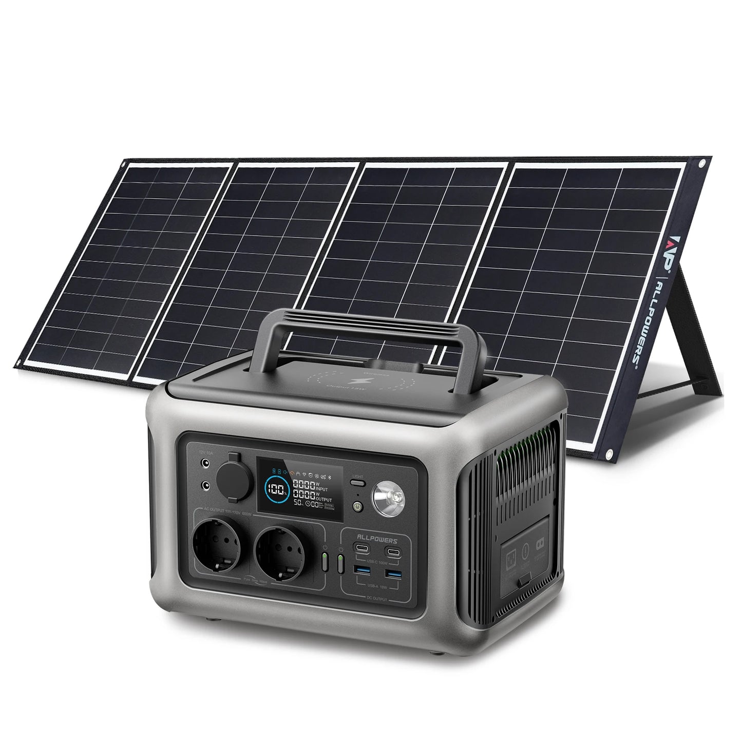 Ljustra R600 Portable Powerstation 600W 299Wh Power Backup Solar