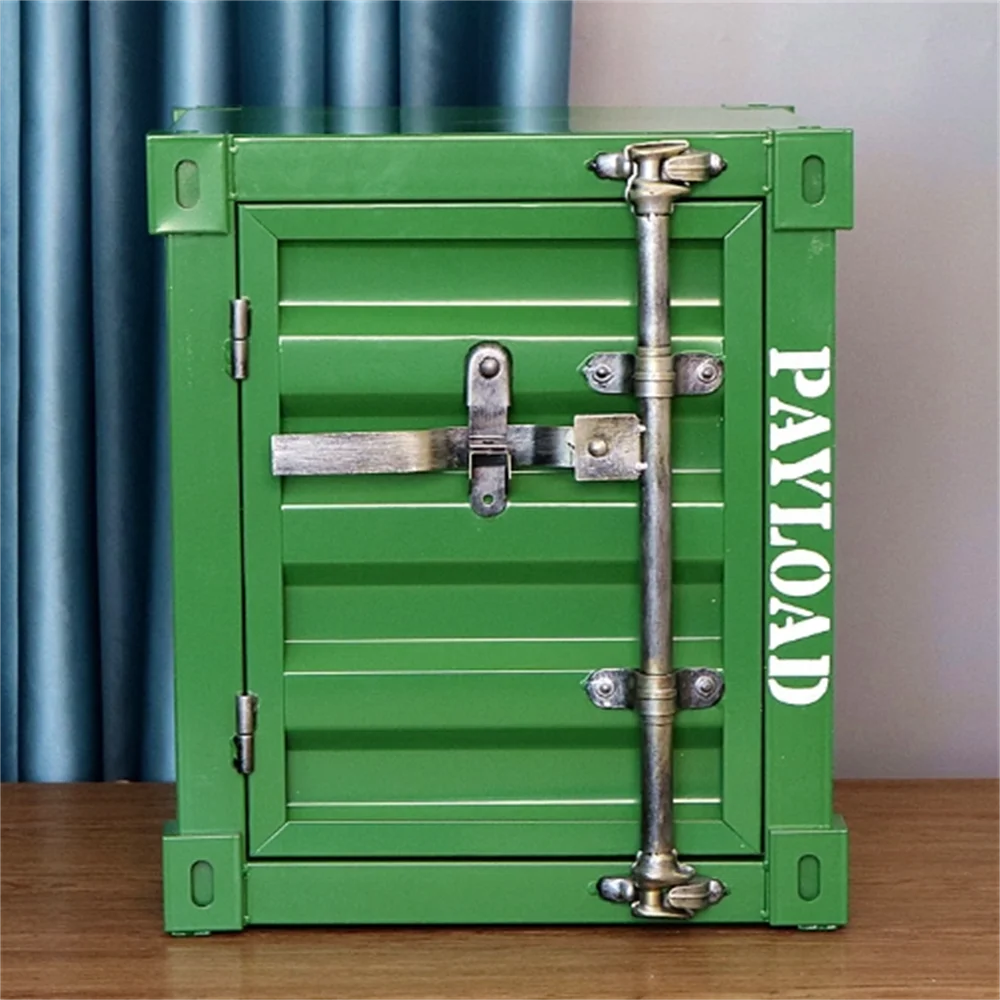 Ljustra Industrial Style Coffee Table Small Storage Nightstand Cabinet