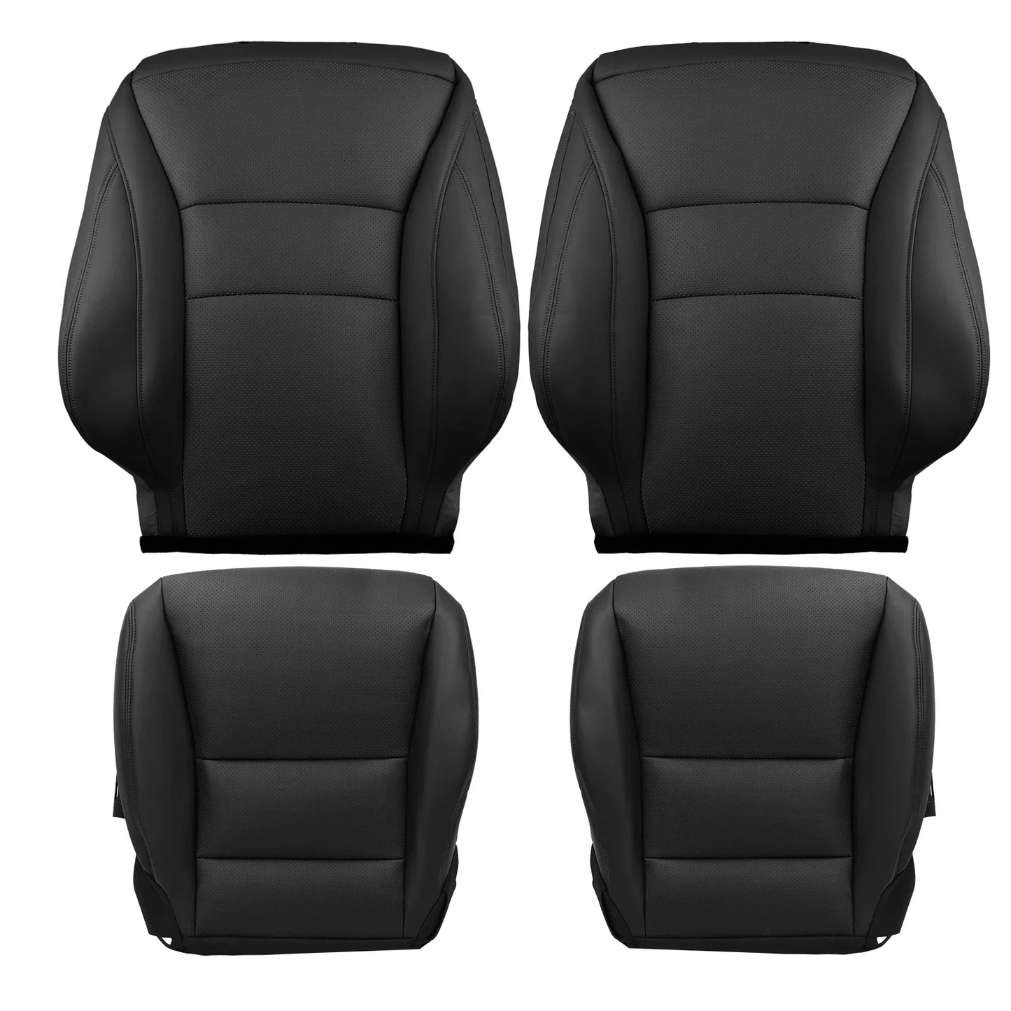 Honda Accord 2013-2017 Front Seat Covers Replacement Microfiber Leather