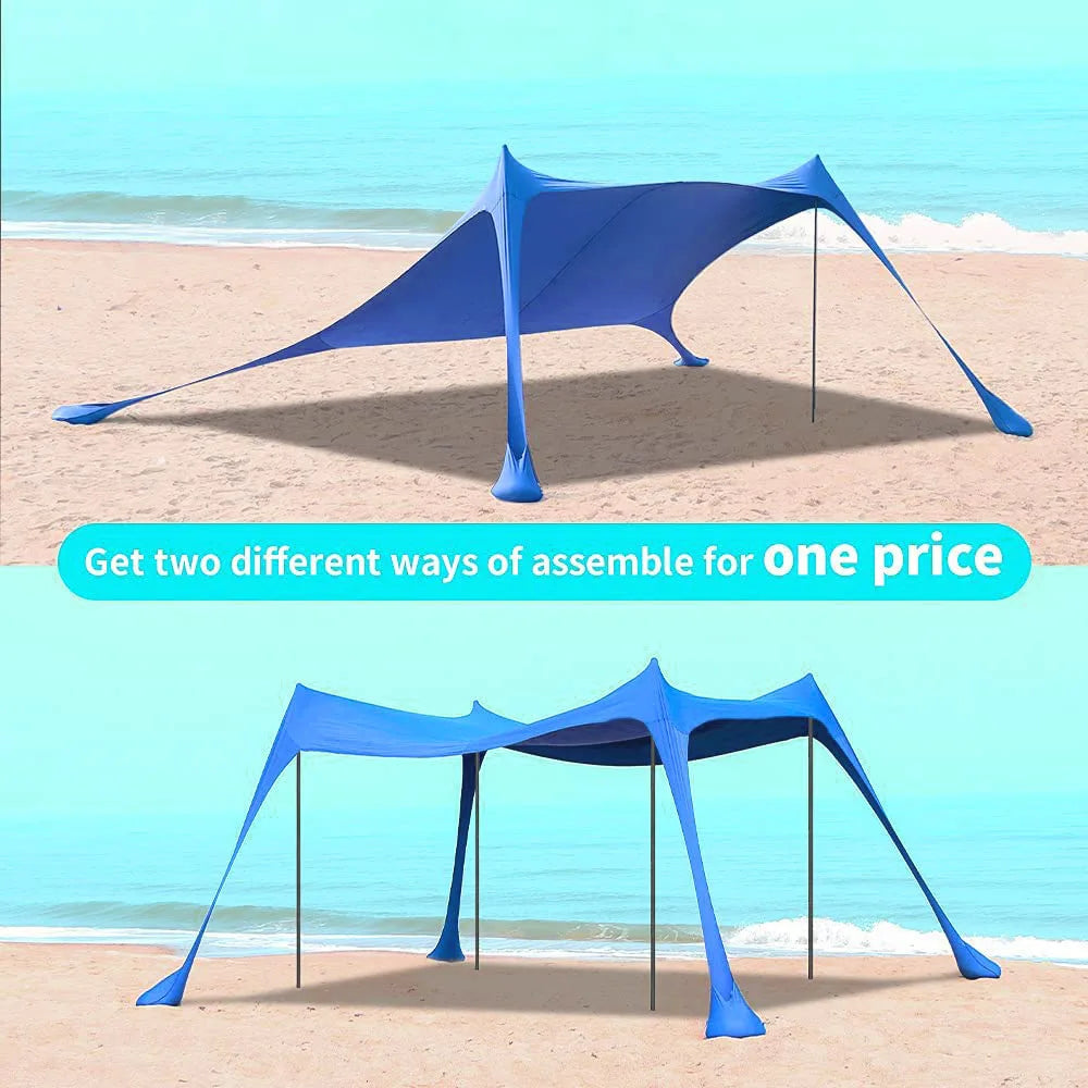 Large Portable Outdoor Canopy Tent for Lawn Camping Beach Fishing