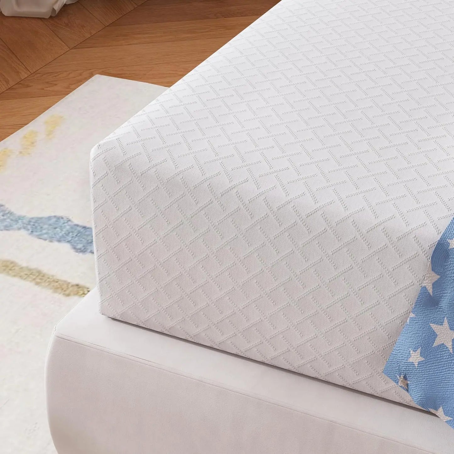 Ljustra 8 Inch Memory Foam Mattress for Cool Sleep and Pressure Relief