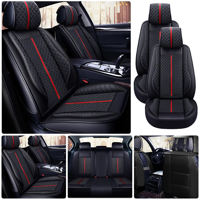 PU Leather Car Seat Covers Universal Protection for Sedan SUV Truck