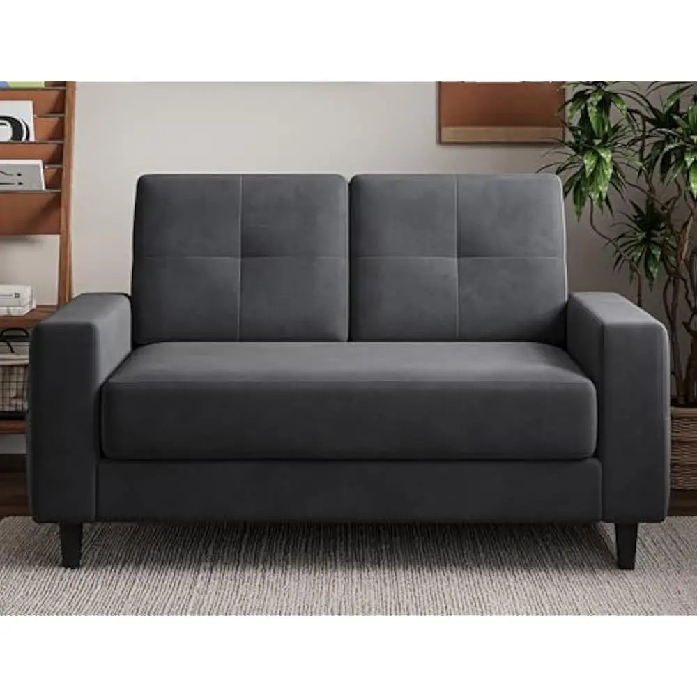 Ljustra Loveseat Sofa Small Spaces 53 Inch Compact Couch