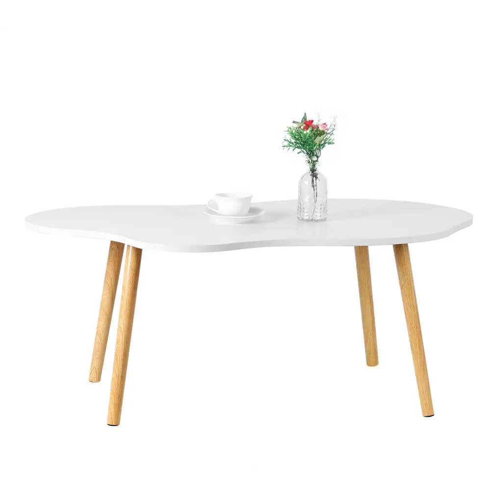 Small Space Mid Century Modern Cloud Shape Coffee Table for Living Room