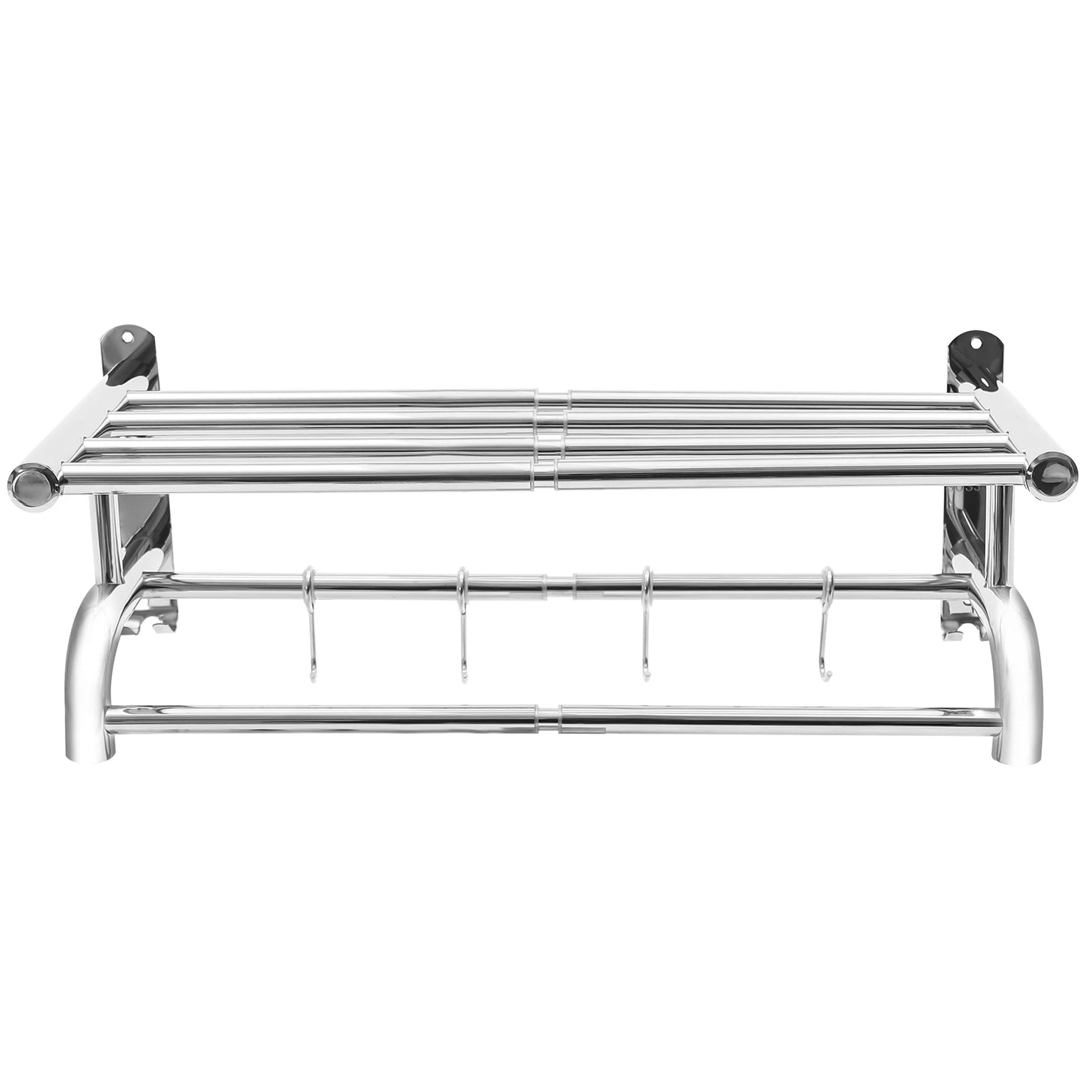 Ljustra Stainless Steel Wall Mounted Towel Rack Bathroom Storage Shelf