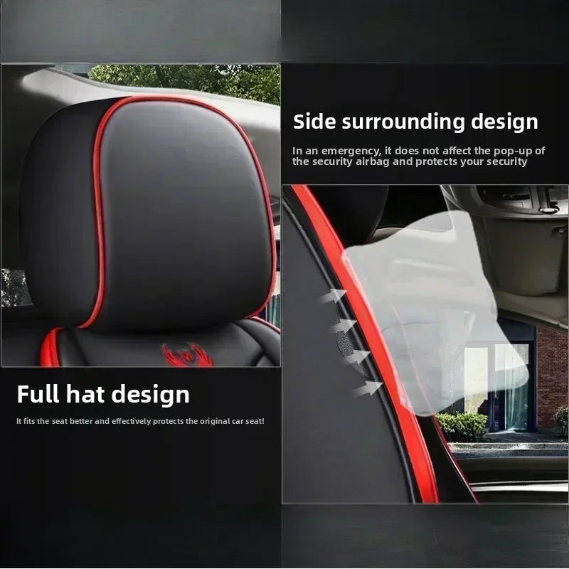 Kia K5 2021-2025 Car Seat Covers Full Set Waterproof Leather Wear-Resistant