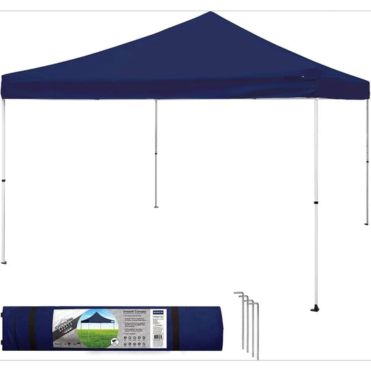 Ljustra 12x12 Foot Polyester Pop Up Canopy Tent Adjustable Height Outdoor