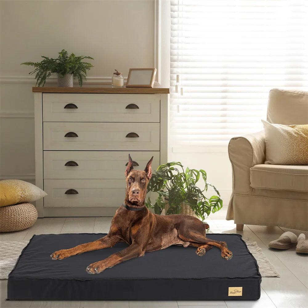Large Orthopaedic Waterproof Dog Bed Removable Washable Cover Indoor Outdoor