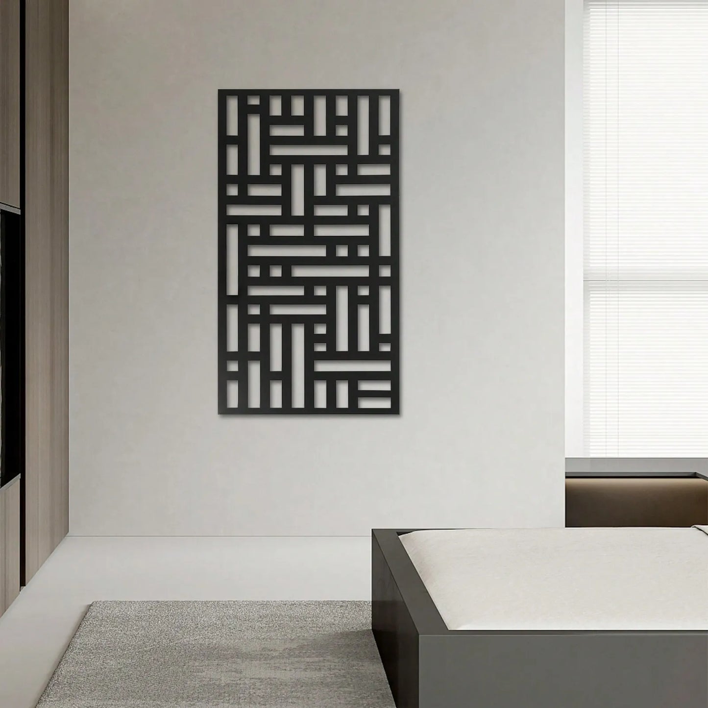 Decorative Metal Outdoor Privacy Screen Panels Freestanding Divider Fence