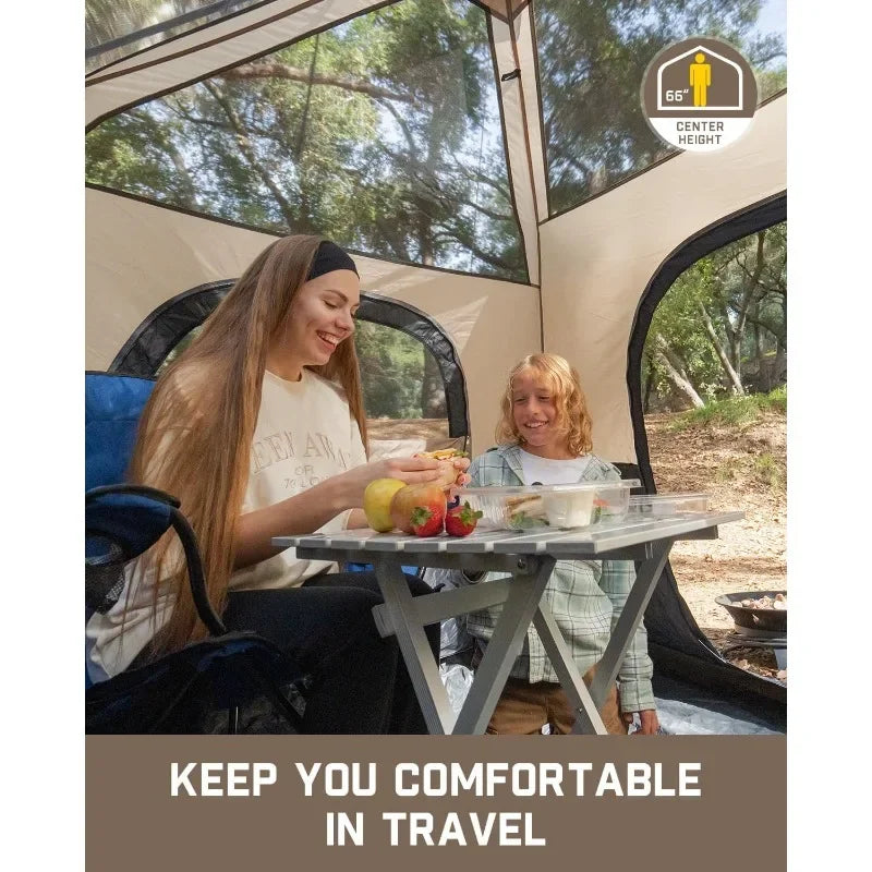 Ljustra Instant Cabin Tent 4-10 Person Quick Setup Waterproof Windproof