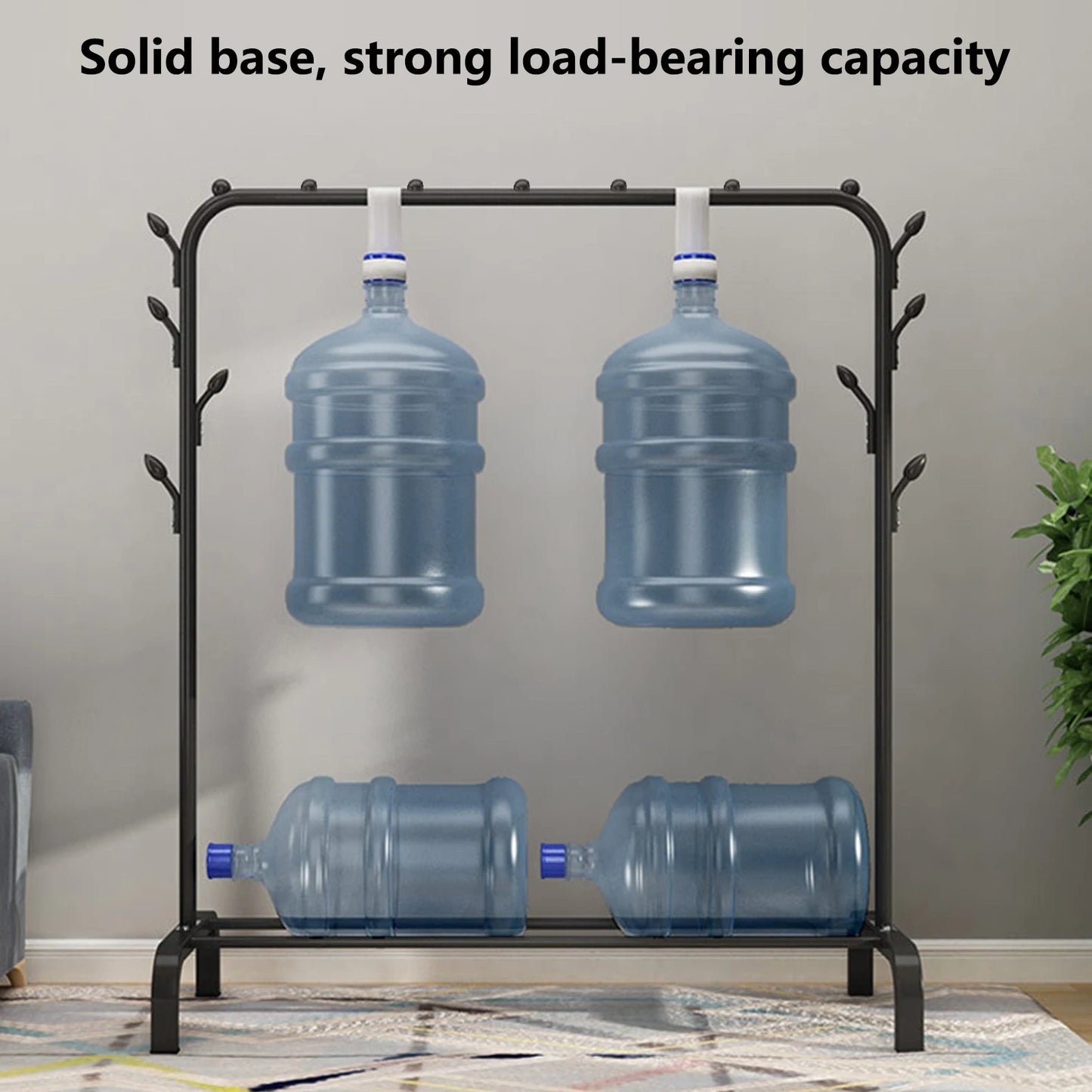 Ljustra Clothes Rack Nightstand Storage Organizer Bedroom Shelf Stand