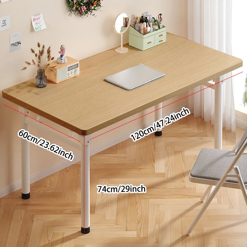 Computer Desk Folding Study Table No Assembly Required Home Office