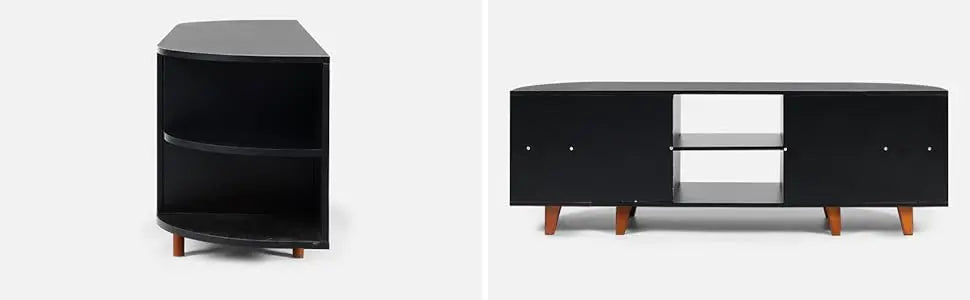 Farmhouse TV Stand for 65-70 Inch TV Modern Mid Century Media Console