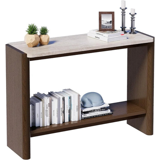 Modern Console Table 43 Inch Entryway Sofa Table with Storage