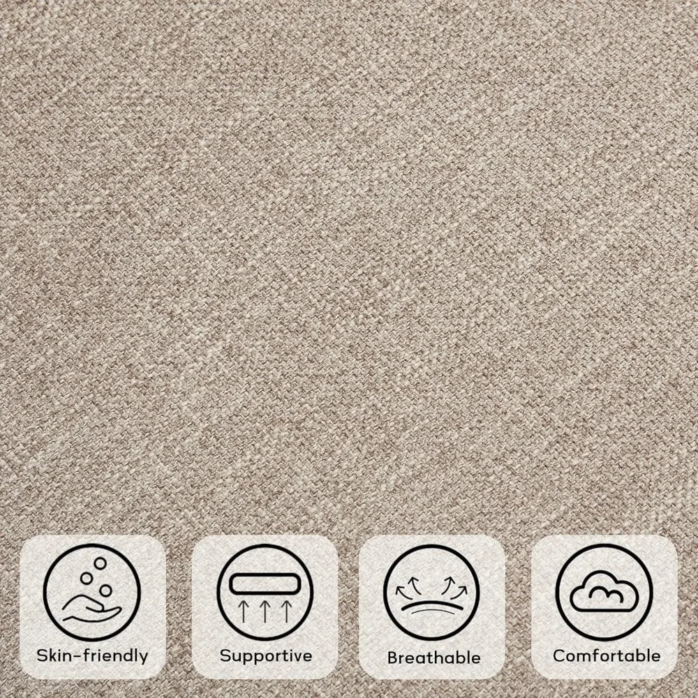 Ljustra Entryway Shoe Bench Upholstered Storage Ottoman Modern Design