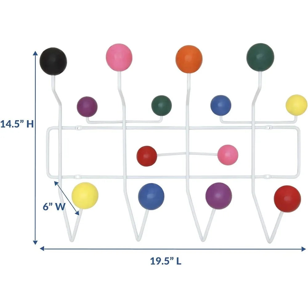 Ljustra Gumball Multi Colored Coat Rack Stylish Modern Storage Solution