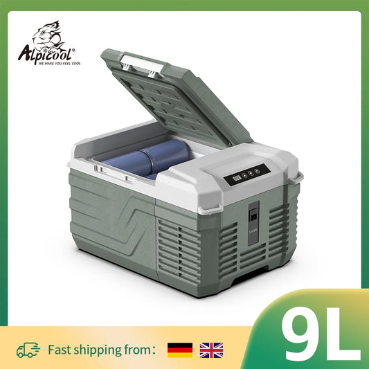Alpicool NL9 Portable Refrigerator 12V 24V Mini Freezer for Camping