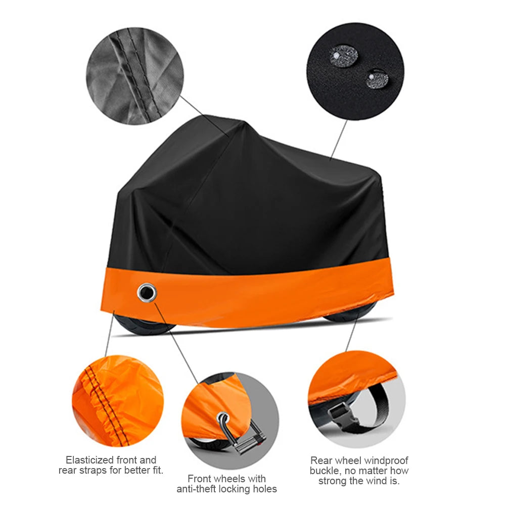 UV Protective Waterproof Dustproof Bike Scooter Cover for All Seasons