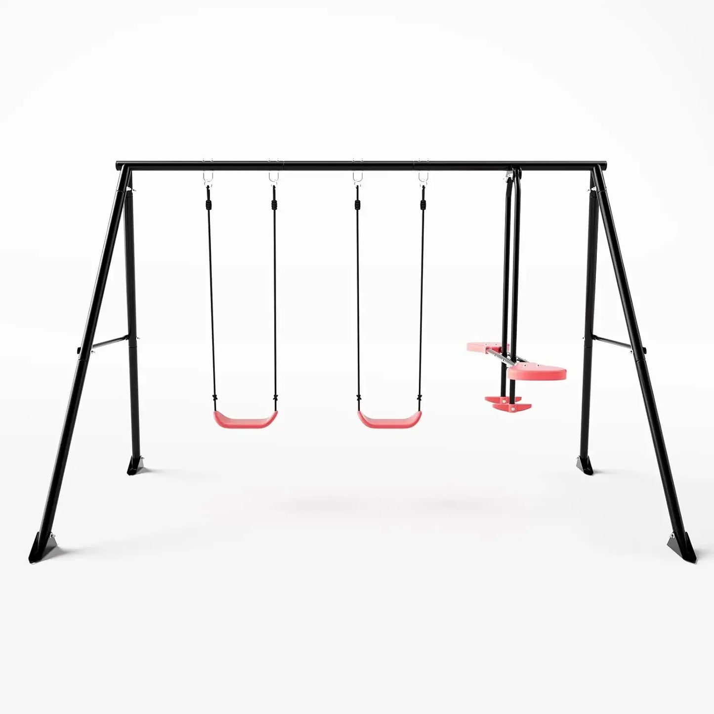 Heavy-Duty Backyard Swing Set with Slide and Sports Activities for Kids