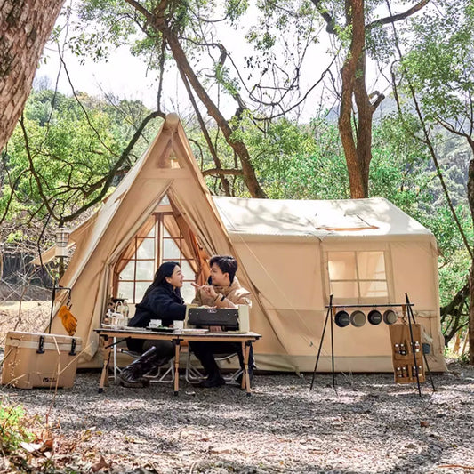 Large Inflatable Tent for 8-10 Person Instant Setup Waterproof Cabin