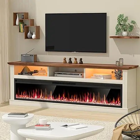 58 Inch Fireplace TV Stand for TVs Up to 65 Electric Fireplace Entertainment Center