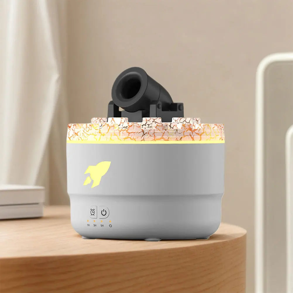 Ljustra Volcanic Crack Light Cannon Aroma Humidifier Diffuser