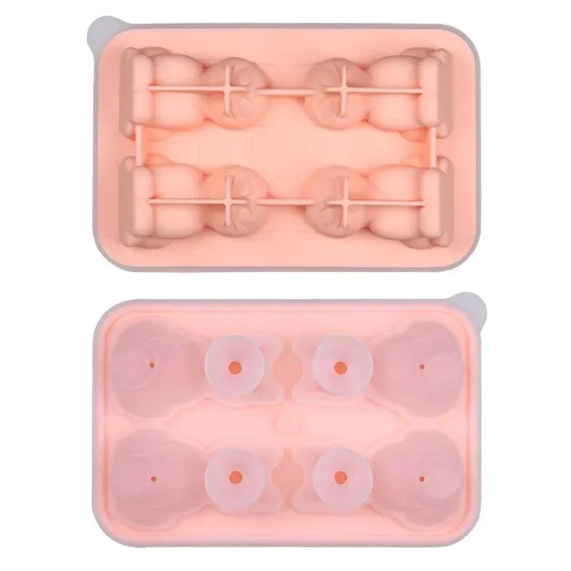 Silicone Cat Ice Cube Mold Fun Animal Ice Balls for Home Use