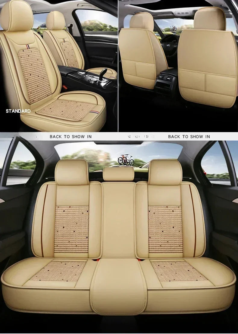 Kia K5 2025 Waterproof Wear-Resistant Leather Car Seat Covers 4 Seasons