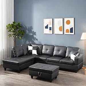 Ljustra Modular Sectional Sofa 4 Seat Convertible Couch Living Room
