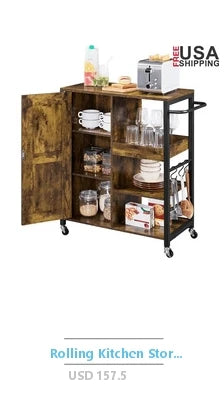 LED TV Stand Entertainment Center Media Console RGB Light Remote Control