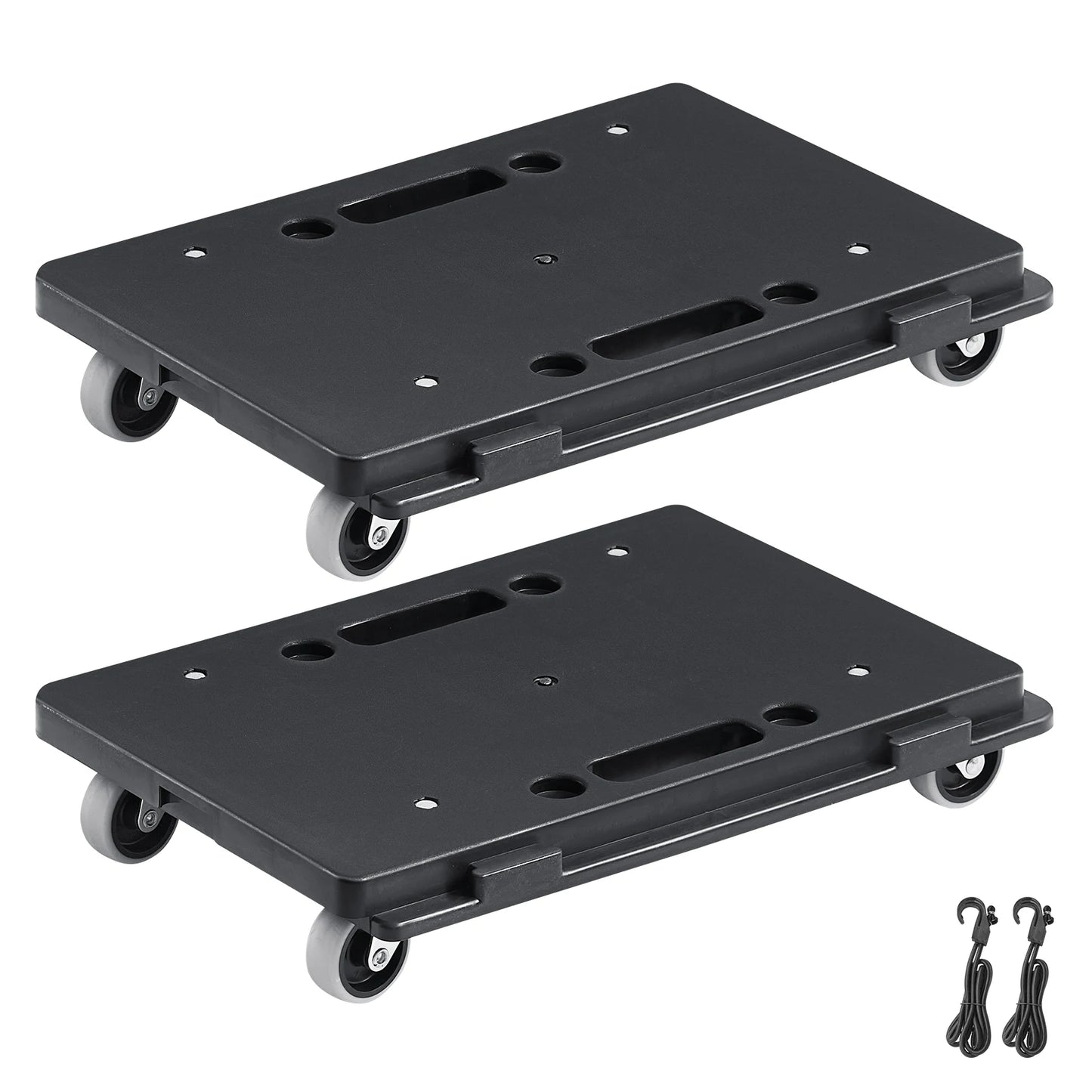 Ljustra 2 Pack Furniture Mover Dolly Trolley 500 lbs Small Flat Cart