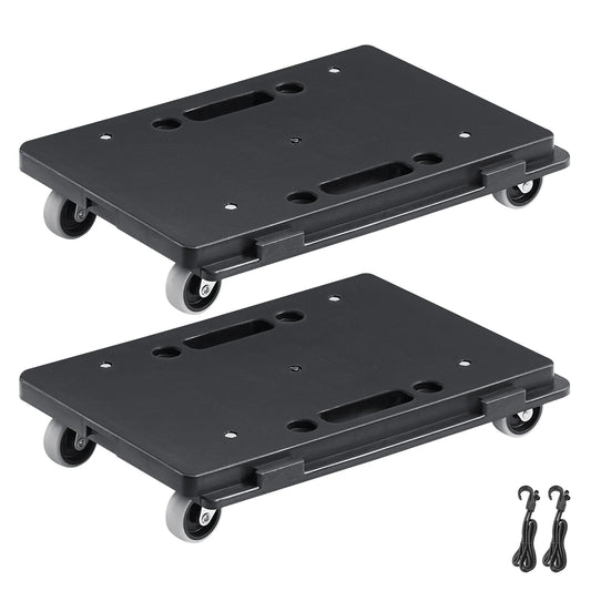 Ljustra 2 Pack Furniture Mover Dolly Trolley 500 lbs Small Flat Cart