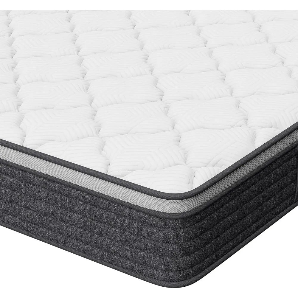Ljustra 14 Inch Hybrid Queen Gel Memory Foam Mattress in a Box