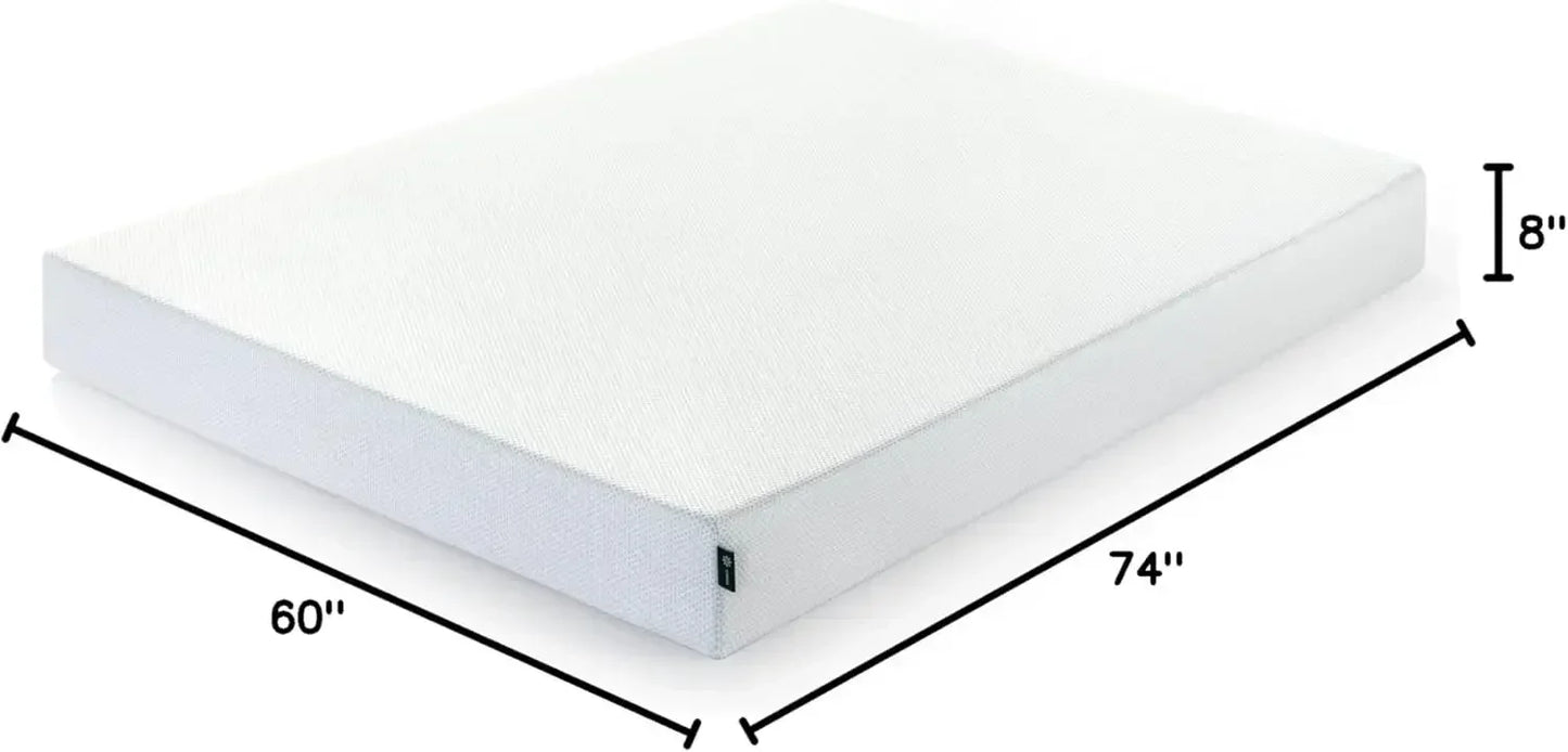 Ljustra Green Tea Cooling Gel Memory Foam Mattress Short Queen 12 Inch
