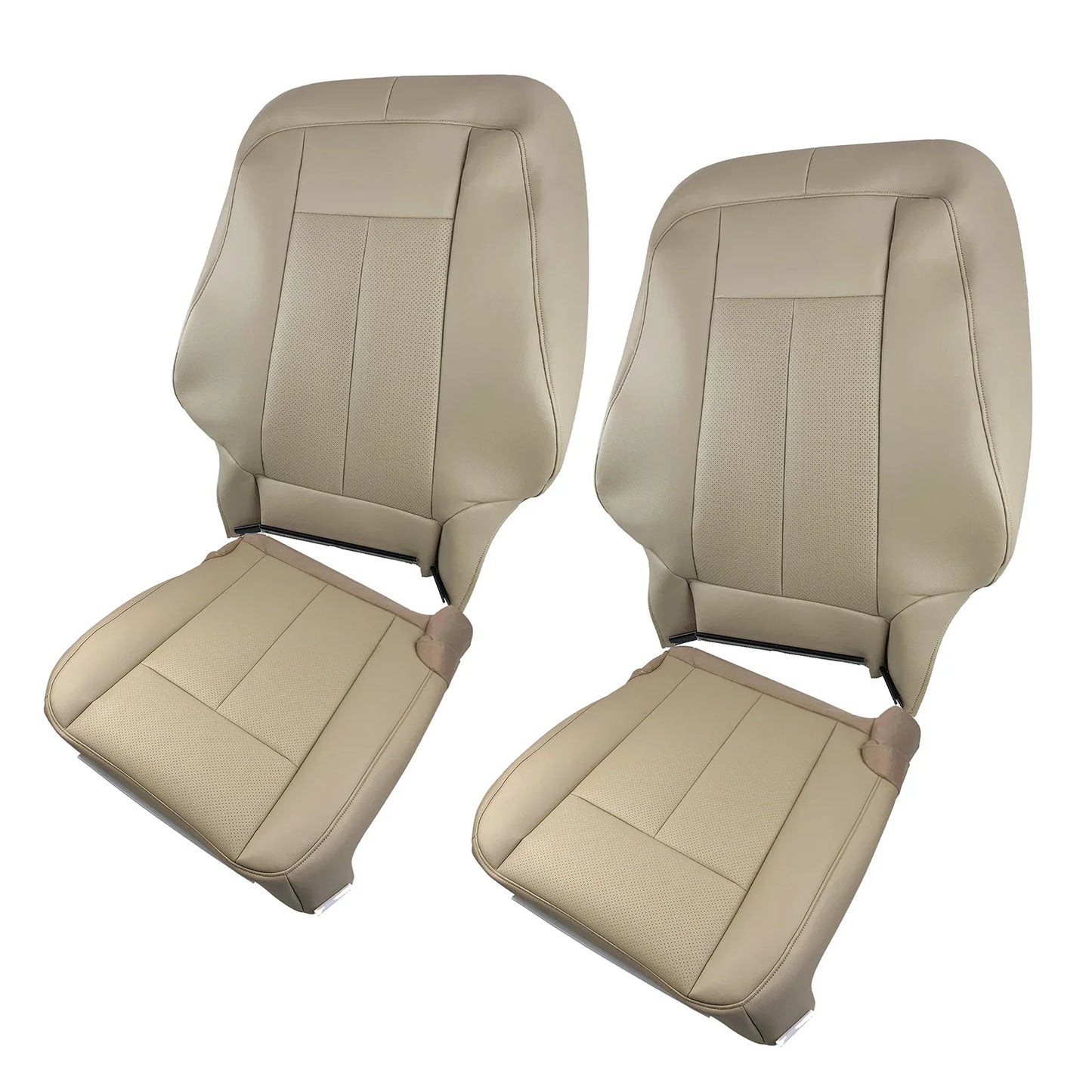 Ford Expedition Seat Covers 2007-2014 Tan Faux Leather Protection