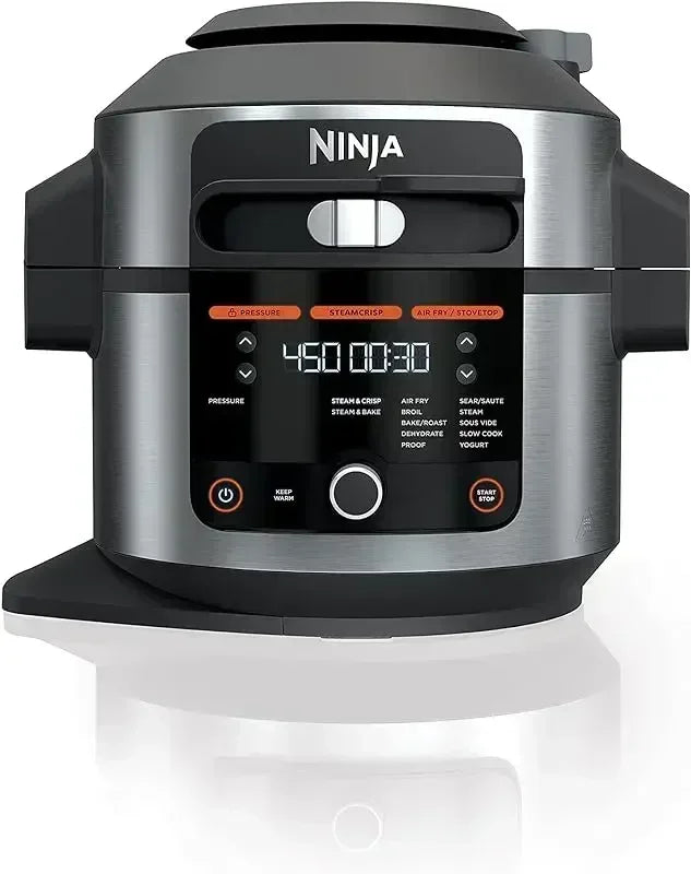 Ninja Foodi 14-in-1 XL 8 Quart Pressure Cooker Steam Fryer SmartLid Thermometer