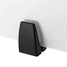 Dual Frosted Plexiglass Clamp-on Desk Privacy Panels Office Partitions 2 Pack