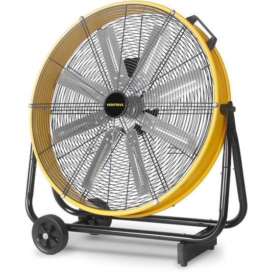 VENTISOL 24 Inch Industrial Floor Fan High Velocity 9500 CFM Heavy Duty