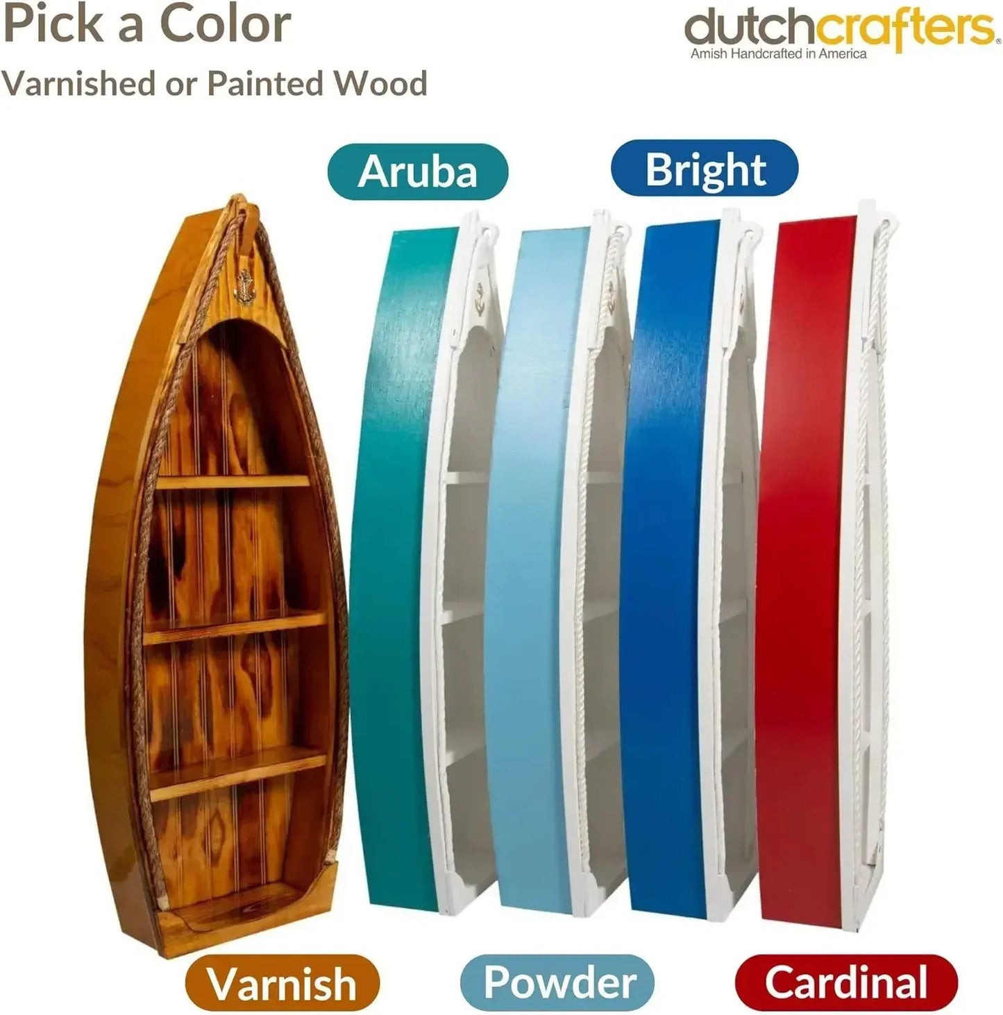 6 Foot Tall Wooden Coastal Sailboat Bookcase Nautical Room Decor