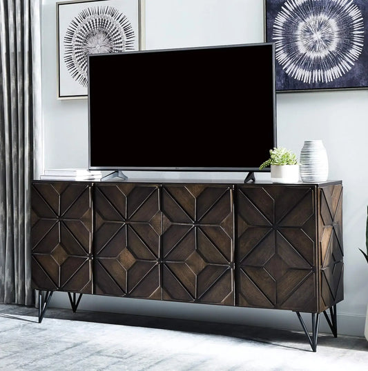 Ljustra Urban Geometric Design TV Stand for TVs up to 70 inches