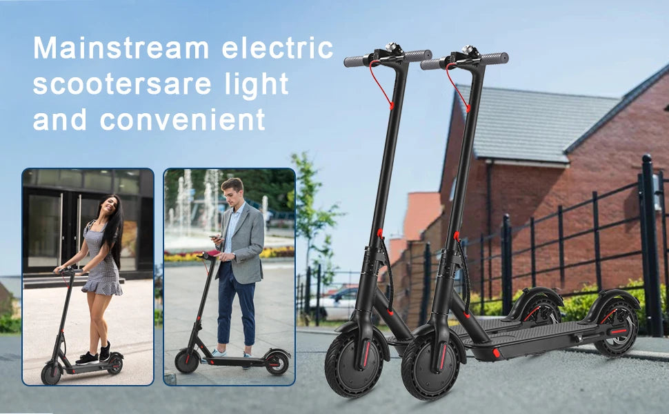 Foldable Waterproof Adult Electric E-Scooter 350W Smart 8.5Inch Tire