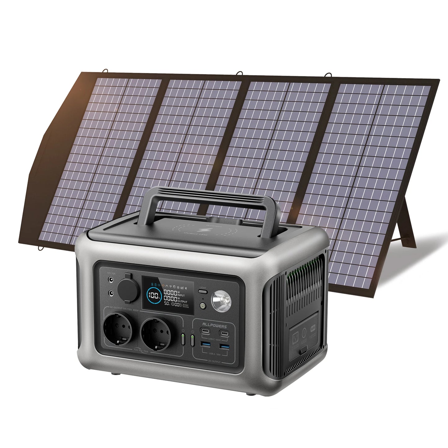 Ljustra R600 Portable Powerstation 600W 299Wh Power Backup Solar