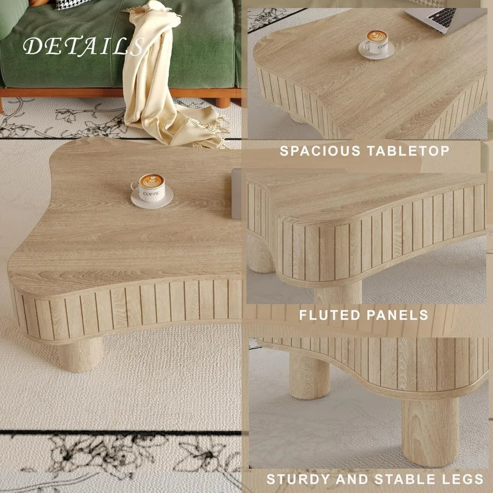 Lift Top Coffee Table with Hidden Storage and Silent Hydraulic Lift