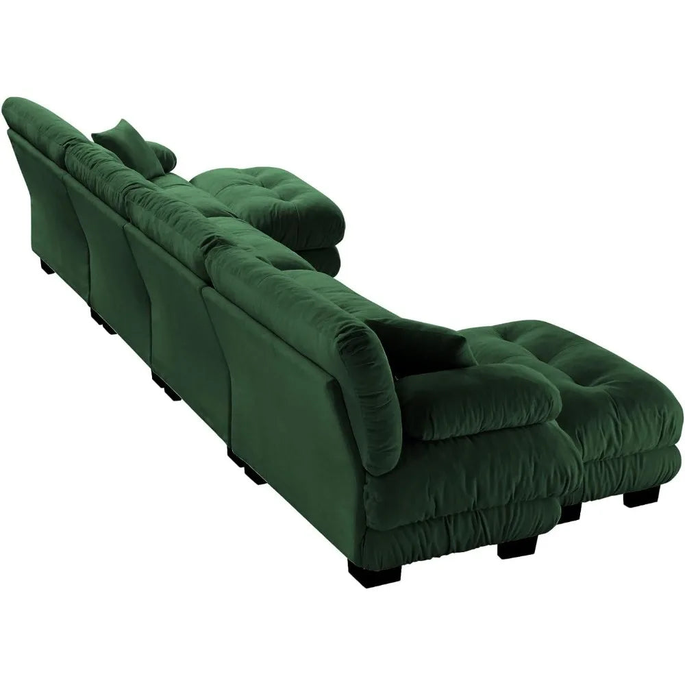 Ljustra Modular Sectional Sofa U Shaped Couch Living Room 4 Seater